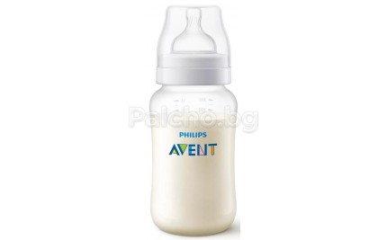 Avent Шише за бебе Anti-Colic с биберон със сила на потока 3, 3м+ 330мл.