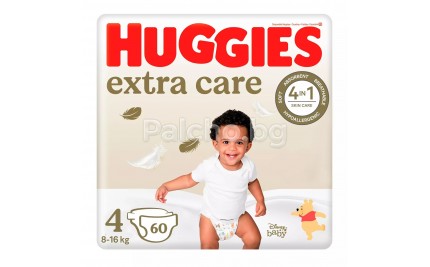 Huggies ExtraCare пелени 4 8-16кг 60бр