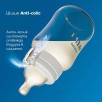 Avent Шише за бебе Anti-Colic с биберон със сила на потока 3, 3м+ 330мл.