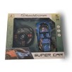Кола с радиоконтрол Max speed racer 3D светлини синя