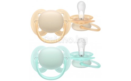 Avent Ultra soft Залъгалка Свръх мека Момче 0-6м 2бр./оп.