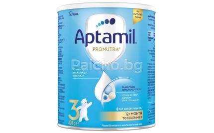 Аптамил 3 - APTAMIL 3 Преходно мляко 12м+ 400гр.